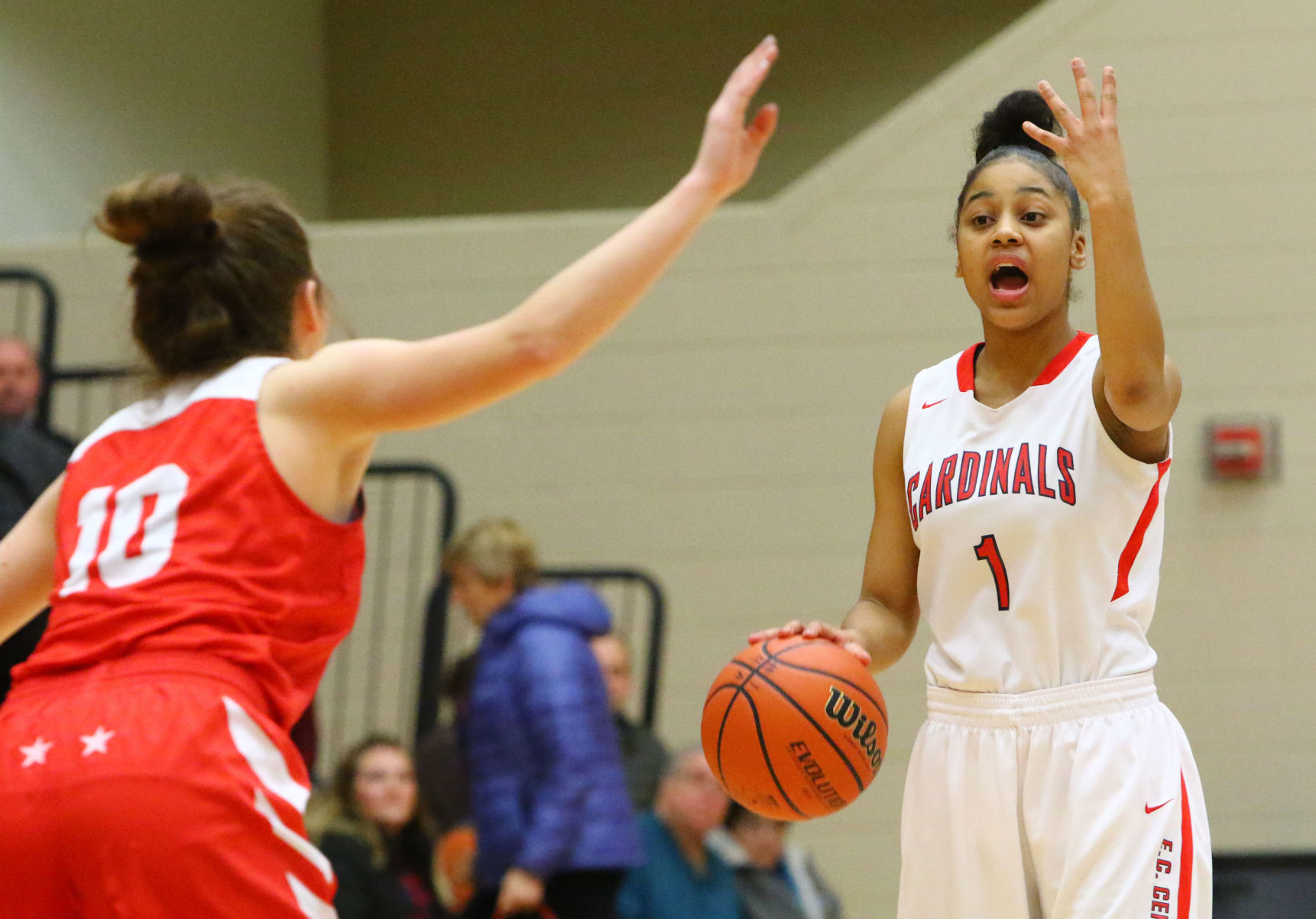 Girls Basketball Sectionals - E.C. Central vs. Crown Point